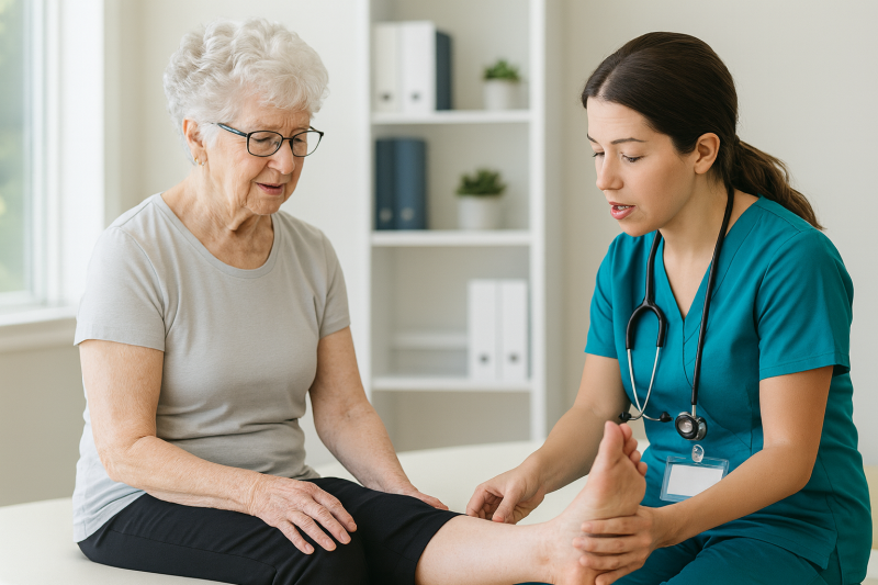 Foot exam